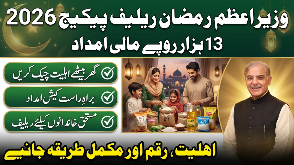 PM Ramzan Relief Package 2026 Announced – Check Rs.13,000 Eligibility Now